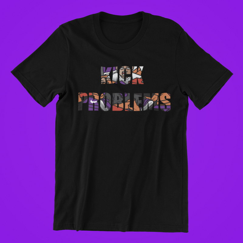 Kick Problems Pic Text T-Shirt